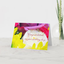 "Bouquet Mariage 1." Carte de voeux