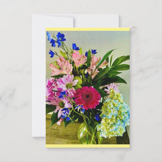 Bouquet Merci note (Devant)