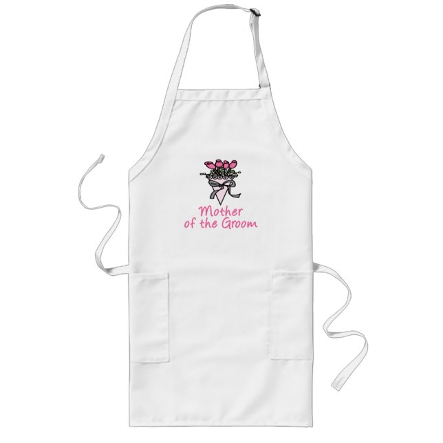 Bouquet Mother of the Groom Long Apron (Front)