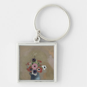 Bouquet of anemones keychain