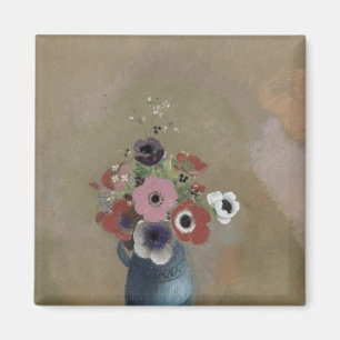 Bouquet of anemones magnet