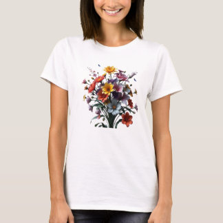 bouquet of colorful flowers T-Shirt