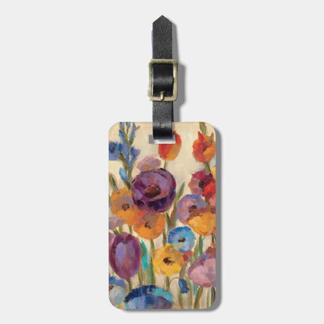 Bouquet of Colourful Flowers Luggage Tag (Front Vertical)
