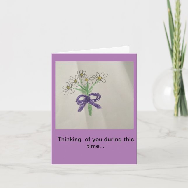 Bouquet of Daisies Get Well card (Front)