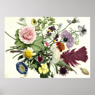 Bouquet of Flowers, Anonymous, 1680 Poster