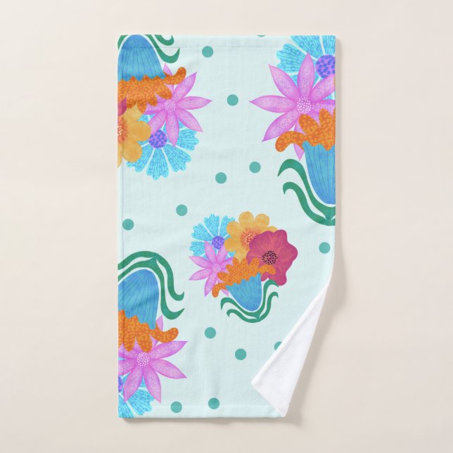 bouquet of flowers hand towel (Hand Towel)