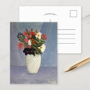 Bouquet of Flowers Henri Rousseau Postcard