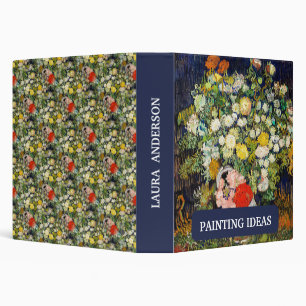 Bouquet of Flowers in a Vase by Vincent Van Gogh Binder