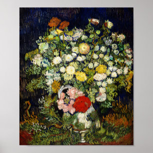 Bouquet of Flowers in a Vase by Vincent Van Gogh Poster