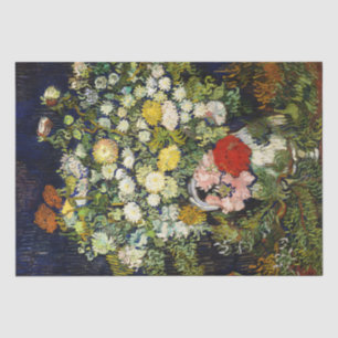Bouquet of Flowers in a Vase by Vincent Van Gogh Tissue Paper