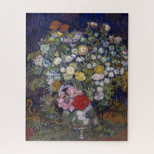Bouquet of Flowers in a Vase Van Gogh Jigsaw Puzzle