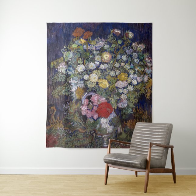 Bouquet of Flowers in a Vase | Van Gogh | Tapestry (In Situ)