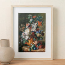 Bouquet of Flowers in an Urn Jan van Huysum