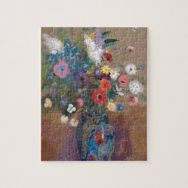 Bouquet of Flowers - Odilon Redon Jigsaw Puzzle (Vertical)