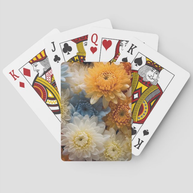 Bouquet of Flowers  Playing Cards (Back)