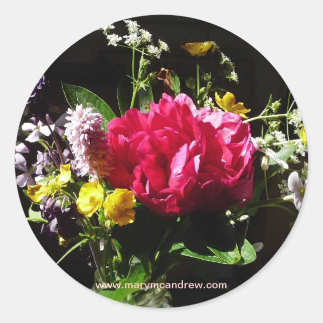 Bouquet of Flowers stickers (Front)