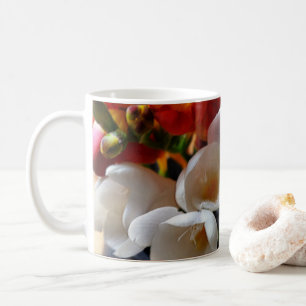 bouquet of freesias coffee mug