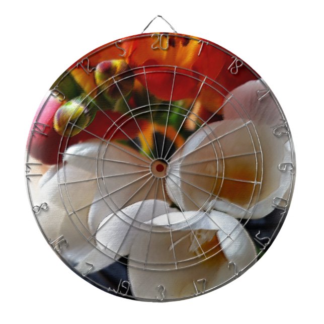 bouquet of freesias dartboard (Front)