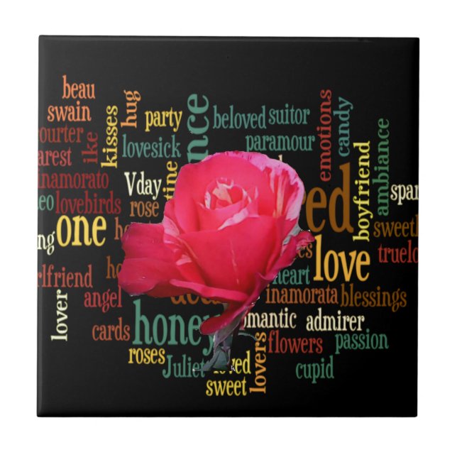 Bouquet of Love: A Heartfelt Expression Tile (Front)