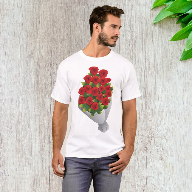 Bouquet Of Red Roses T-Shirt (Creator Uploaded)