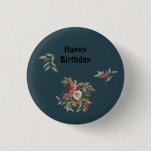 Bouquet of roses All-Over Print Apron 1 Inch Round Button