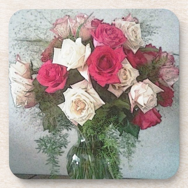 Bouquet Of Roses Coaster (Front)