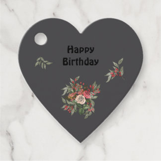 Bouquet of roses Favour Tags