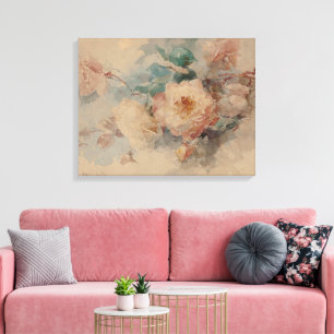 Bouquet of Roses – Franz Bischoff Canvas Print