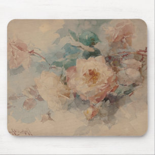Bouquet of Roses – Franz Bischoff Mouse Pad