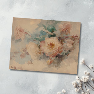 Bouquet of Roses – Franz Bischoff Postcard