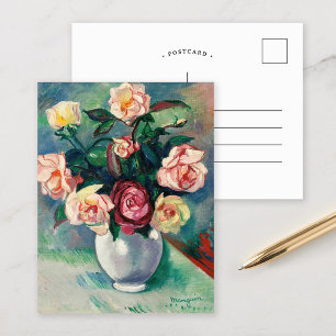 Bouquet of Roses Henri Manguin Postcard