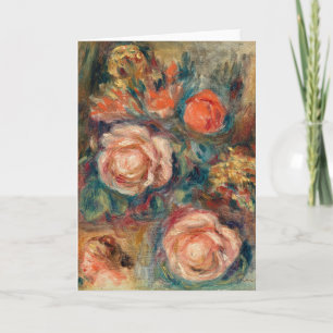 Bouquet of Roses Renoir Card