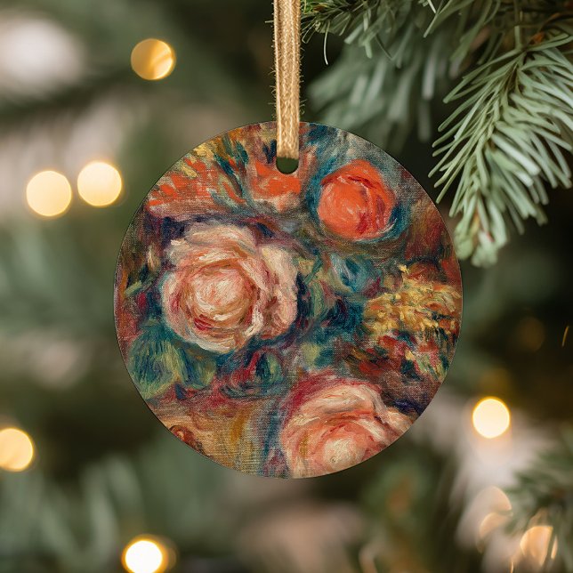 Bouquet of Roses | Renoir Ceramic Ornament (Creator Uploaded)