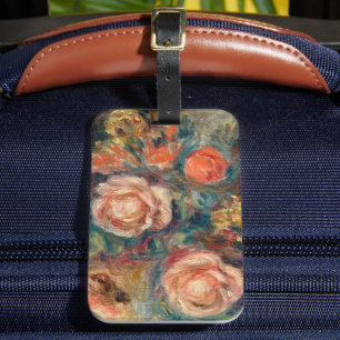 Bouquet of Roses   Renoir Luggage Tag