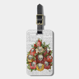 Bouquet of Skulls Luggage Tag