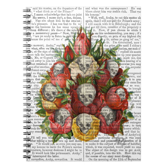 Bouquet of Skulls Notebook (Front)
