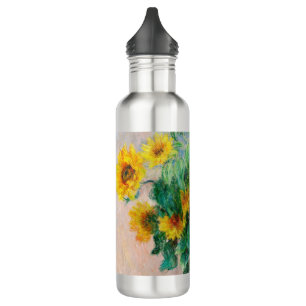 Bouquet of Sunflowers Claude Monet 710 Ml Water Bottle