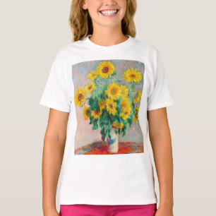 Bouquet of Sunflowers Claude Monet T-Shirt