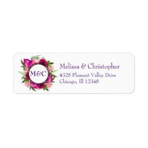 Bouquet rose et floral de pavot