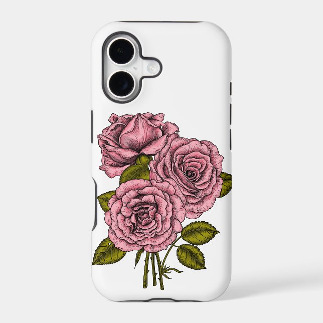 Bouquet rose roses (Verso)