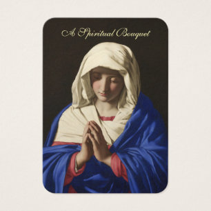 Bouquet spirituel du prêtre catholique Cartes sain