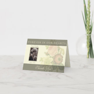 Bouquet vintage avec le Merci N de sympathie de