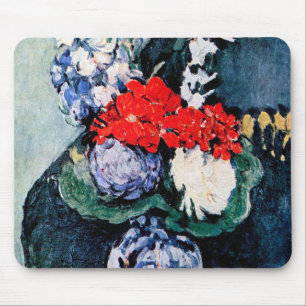 Bouquet with Little Delft, Paul Cezanne Mouse Pad