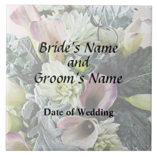 Bouquet With Pink Calla Lilies Wedding Supplies Tile