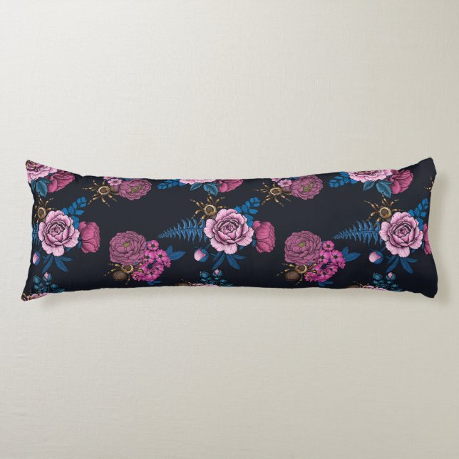 Bouquets and tarantula 2 body pillow (Front)