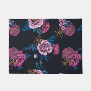 Bouquets and tarantula 2 doormat