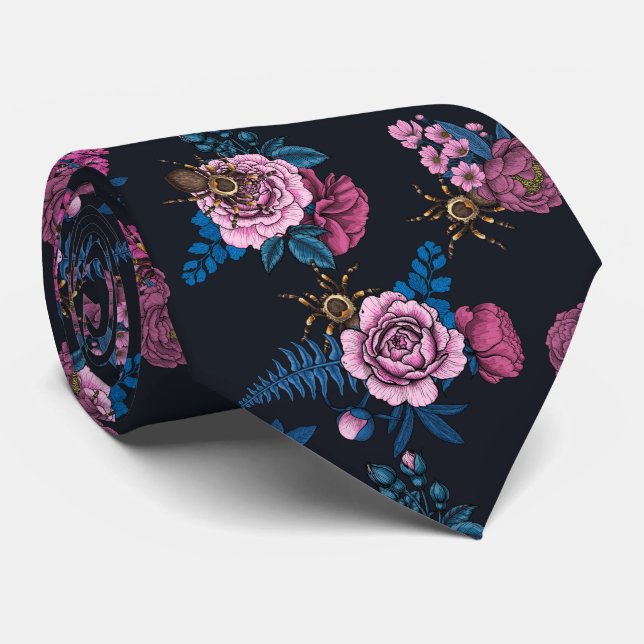 Bouquets and tarantula 2 tie (Rolled)