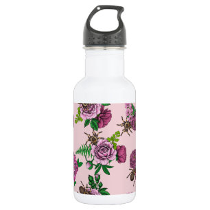 Bouquets and tarantula 532 ml water bottle