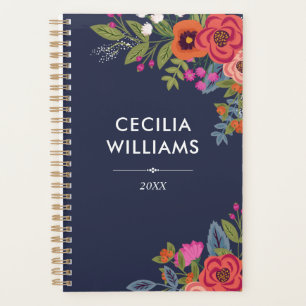 Bouquets Boho - Marine Blue & Coral - Nom