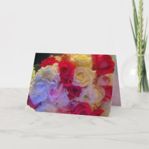 Bouquets de carte Rose
